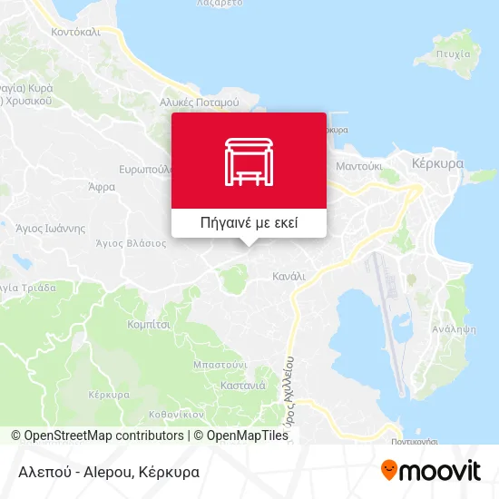 Αλεπού - Alepou χάρτης