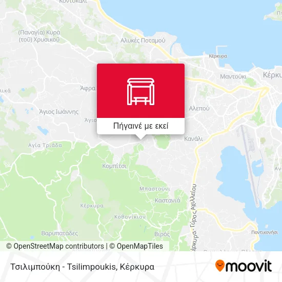 Τσιλιμπούκη - Tsilimpoukis χάρτης