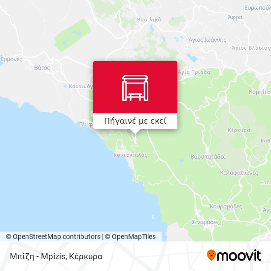 Μπίζη - Mpizis χάρτης