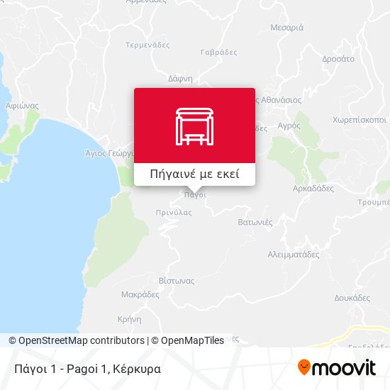 Πάγοι 1 - Pagoi 1 χάρτης