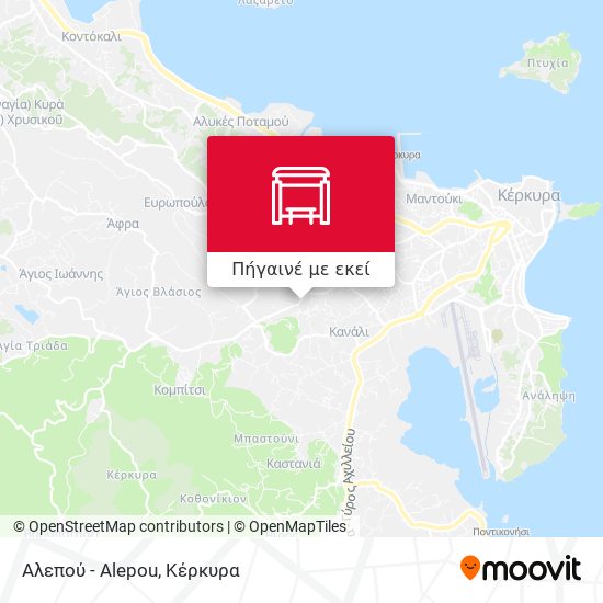 Αλεπού - Alepou χάρτης