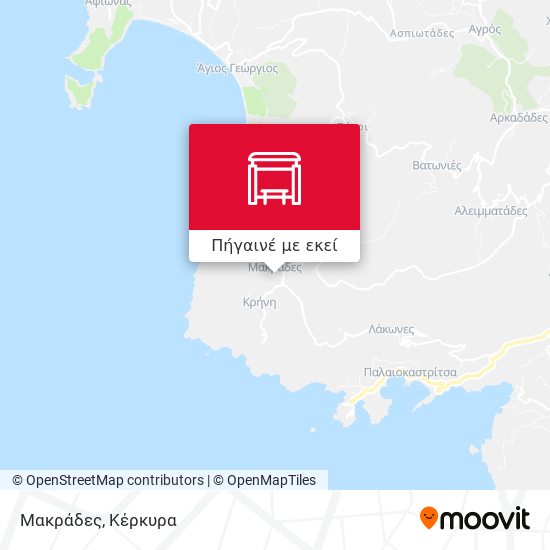 Μακράδες χάρτης
