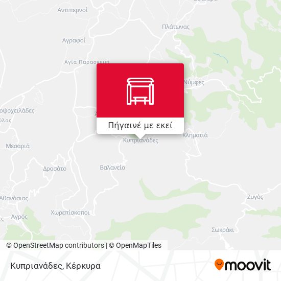 Κυπριανάδες χάρτης
