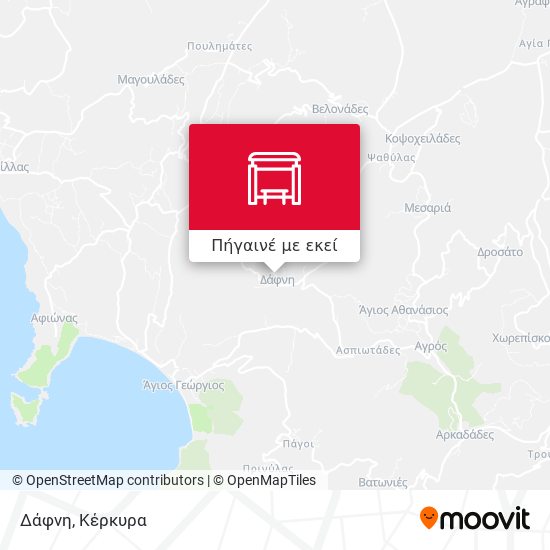 Δάφνη χάρτης