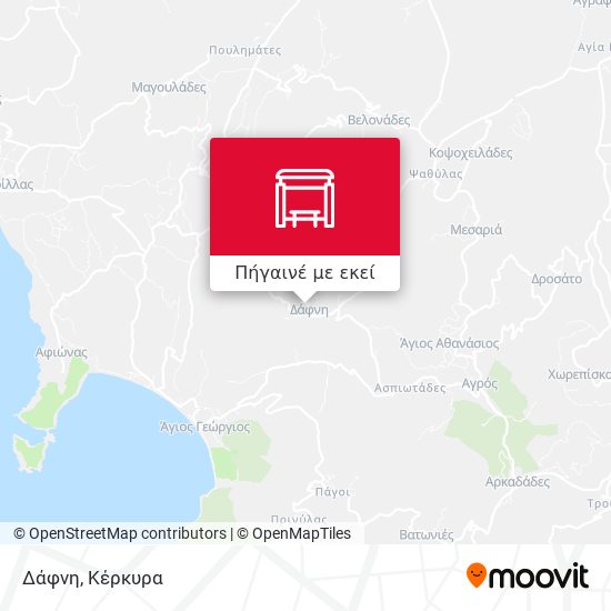 Δάφνη χάρτης