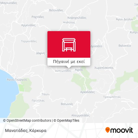 Μανατάδες χάρτης