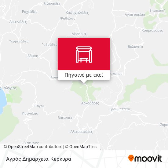 Αγρός Δημαρχείο χάρτης