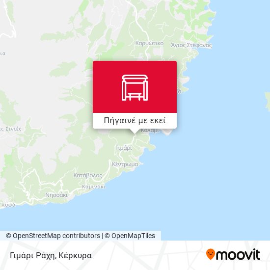 Γιμάρι Ράχη χάρτης