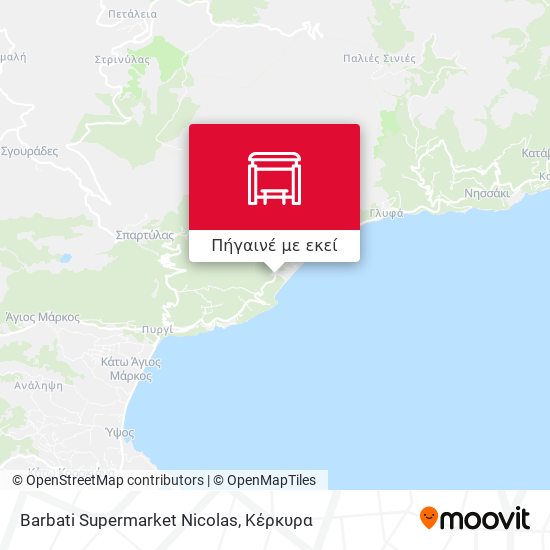 Barbati Supermarket Nicolas χάρτης