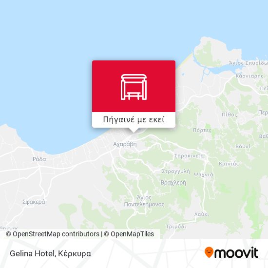 Gelina Hotel χάρτης