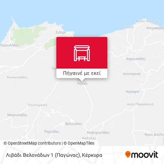 Λιβάδι Βελονάδων 1 (Παγώνας) χάρτης