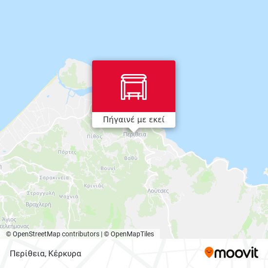 Περίθεια χάρτης