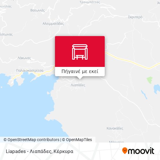 Liapades - Λιαπάδες χάρτης