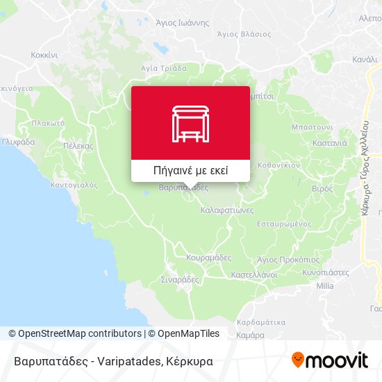 Βαρυπατάδες - Varipatades χάρτης