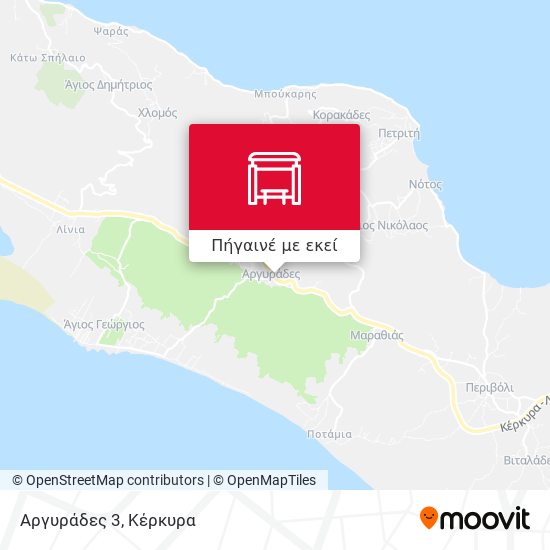 Αργυράδες 3 χάρτης