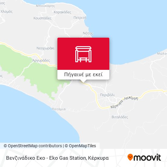 Βενζινάδικο Εκο - Eko Gas Station χάρτης