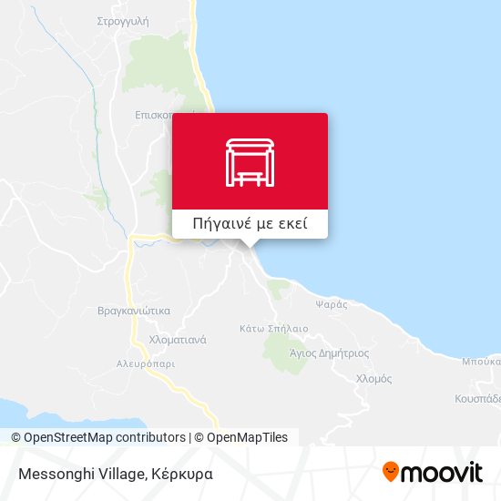 Messonghi Village χάρτης