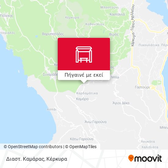 Διαστ. Καμάρας χάρτης