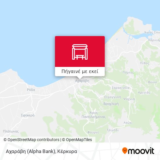 Αχαράβη (Alpha Bank) χάρτης