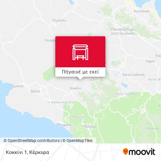 Κοκκίνι 1 χάρτης