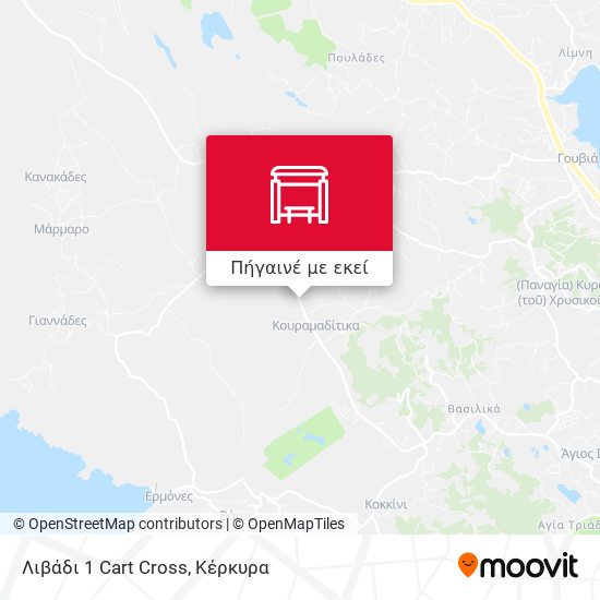 Λιβάδι 1 Cart Cross χάρτης