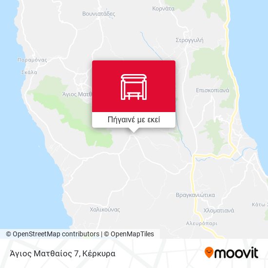 Άγιος Ματθαίος 7 χάρτης