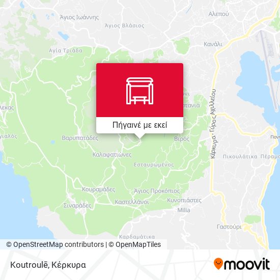 Koutroulē χάρτης