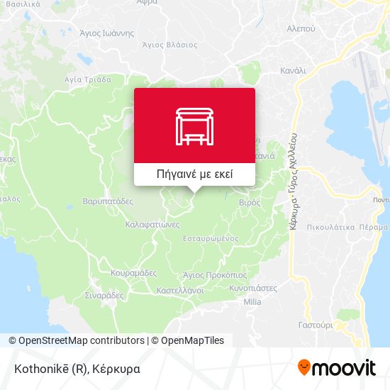 Kothonikē (R) χάρτης