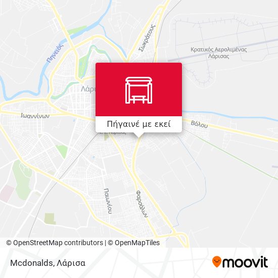 Mcdonalds χάρτης