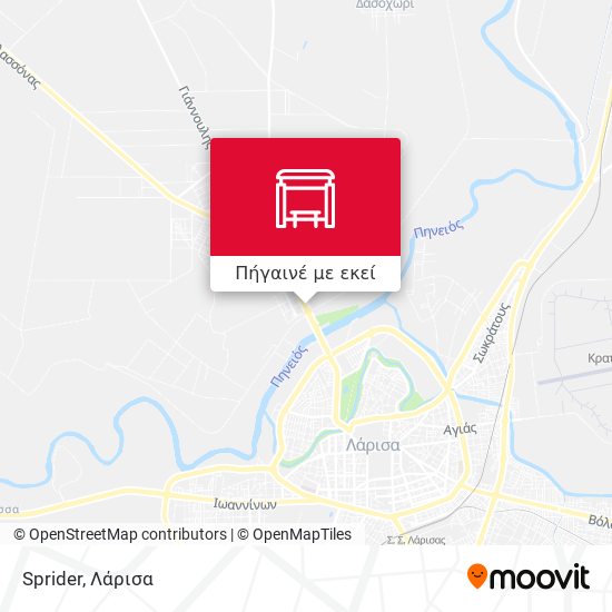 Sprider χάρτης