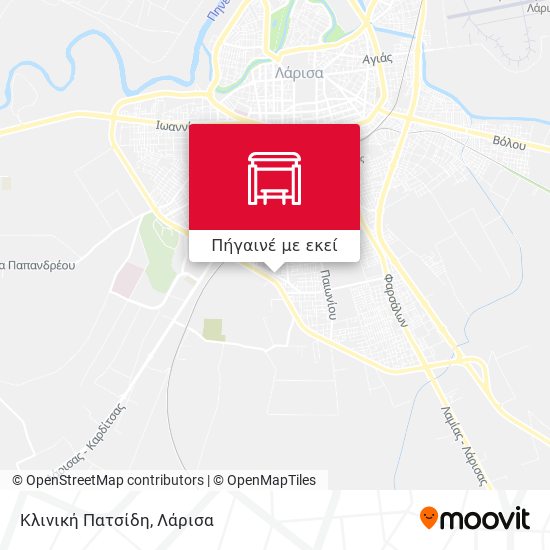 Κλινική Πατσίδη χάρτης