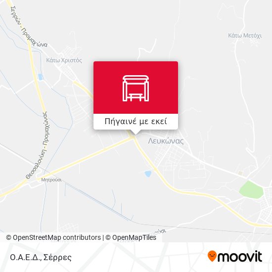 Ο.Α.Ε.Δ. χάρτης