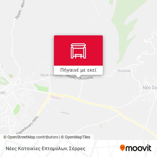 Νέες Κατοικίες Επταμύλων χάρτης