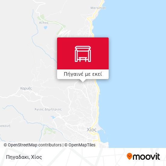 Πηγαδακι χάρτης