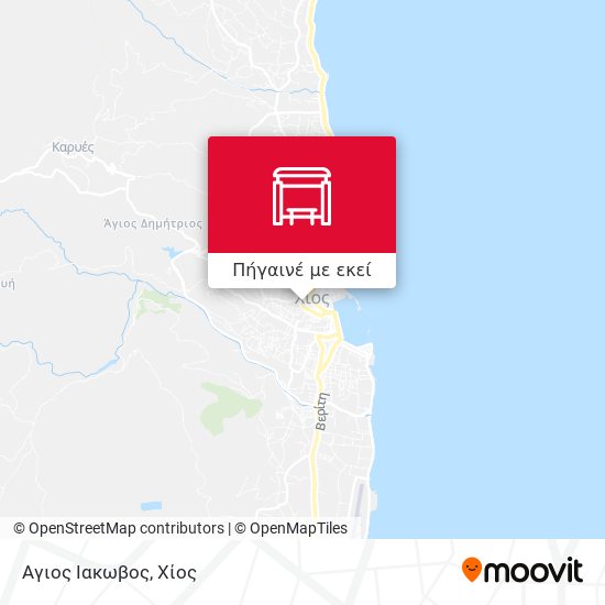 Αγιος Ιακωβος χάρτης
