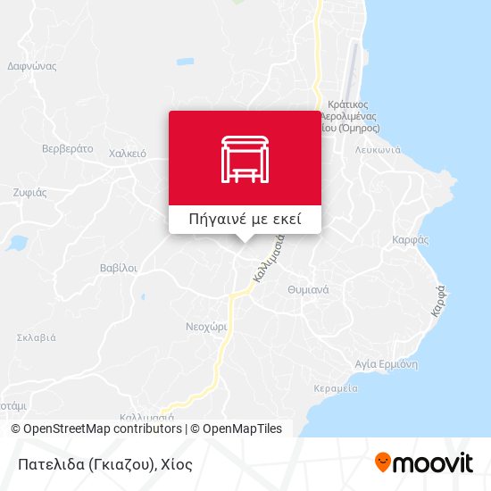 Πατελιδα (Γκιαζου) χάρτης
