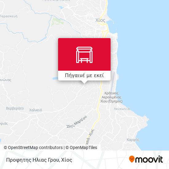 Προφητης Ηλιας Γρου χάρτης