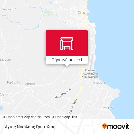 Αγιος Νικολαος Γρου χάρτης