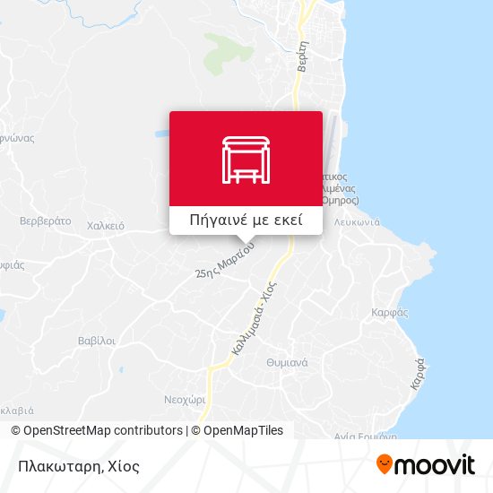 Πλακωταρη χάρτης