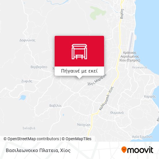 Βασιλεωνοικο Πλατεια χάρτης
