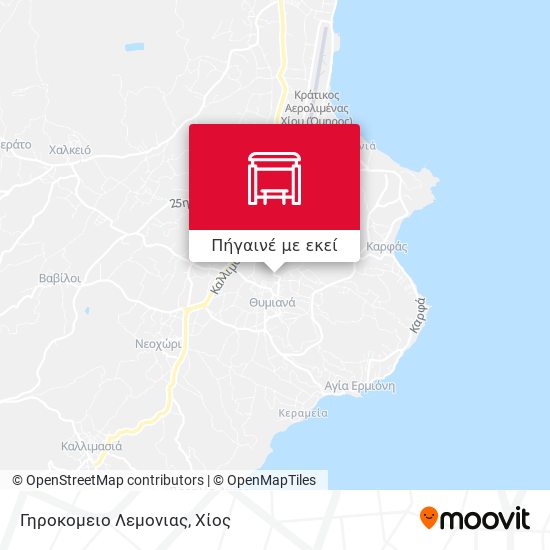 Γηροκομειο Λεμονιας χάρτης