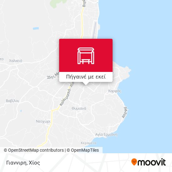 Γιαννιρη χάρτης