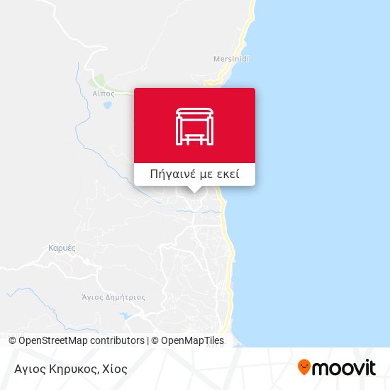 Αγιος Κηρυκος χάρτης