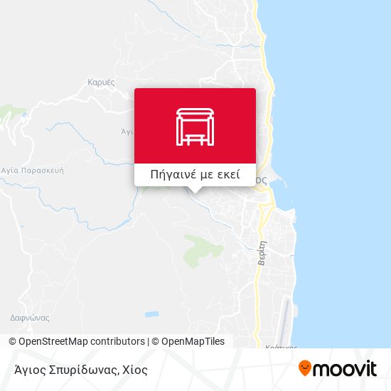 Άγιος Σπυρίδωνας χάρτης