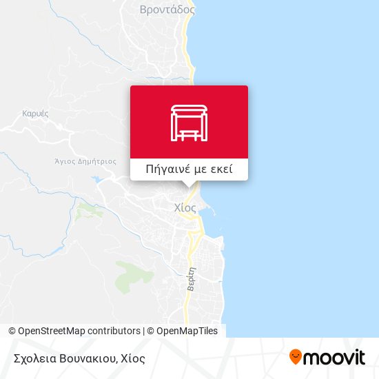 Σχολεια Βουνακιου χάρτης