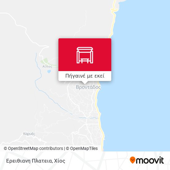 Ερειθιανη Πλατεια χάρτης