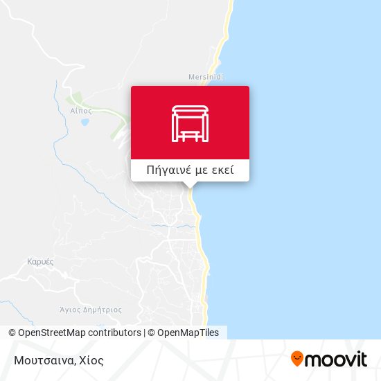 Μουτσαινα χάρτης