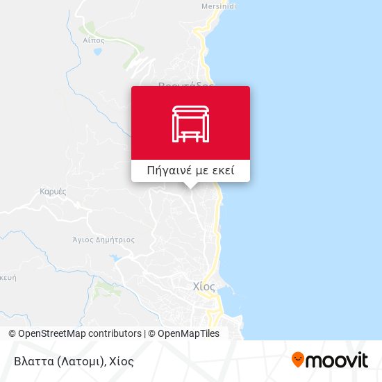Βλαττα (Λατομι) χάρτης