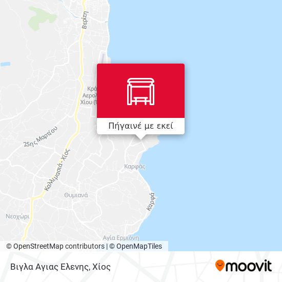 Βιγλα Αγιας Ελενης χάρτης