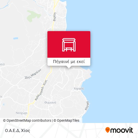 Ο.Α.Ε.Δ χάρτης